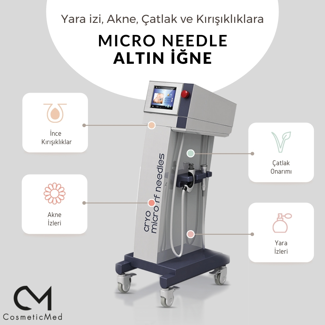 Micro Needle Altın İğne;

İnce kırışıklıkların giderilmesinde
Yara izlerinin onarımında
Çatlak onarımında
Boyun ve dekolte bölgesinin toparlanmasında
Yanık izlerinin onarımında

oldukça etkili ‘Evolotion cilt yenileme’ cihazıdır.

#Cosmeticmed #microneedle #altıniğne