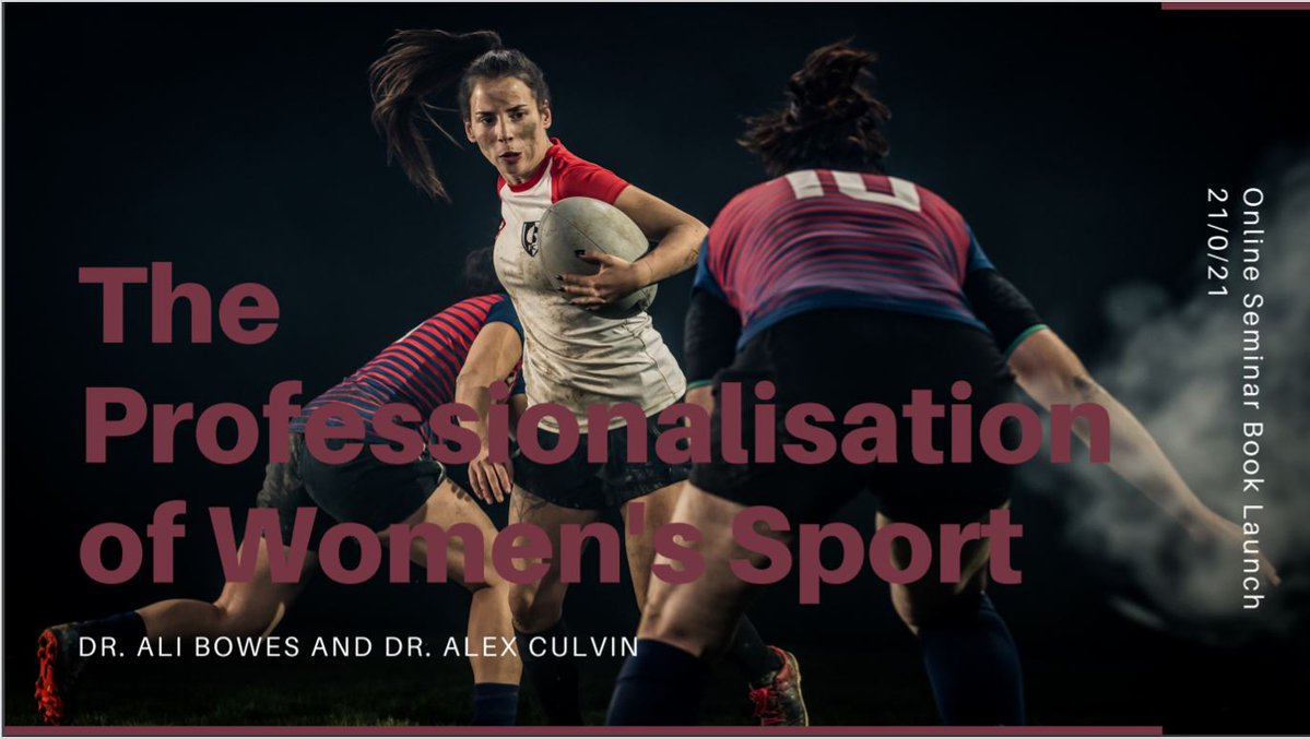 DrAliBowes's tweet image. If you are interested in the professionalisation of women&apos;s sport, our edited book pulls together some of the key historical and contemporary issues. Some of the key ideas are here👇 @alexculvin or you can catch up on the launch seminar here: youtube.com/watch?v=AJXzZH…