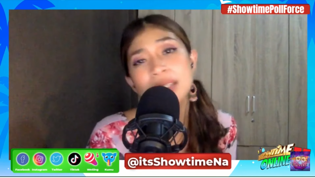 ViceGandaorg's tweet photo. itsShowtimeNa: #ShowtimePollForce QUARAN-SING-ALONG kantahan Tuesday with Ana Ramsey https://t.co/nJqxYec7jA