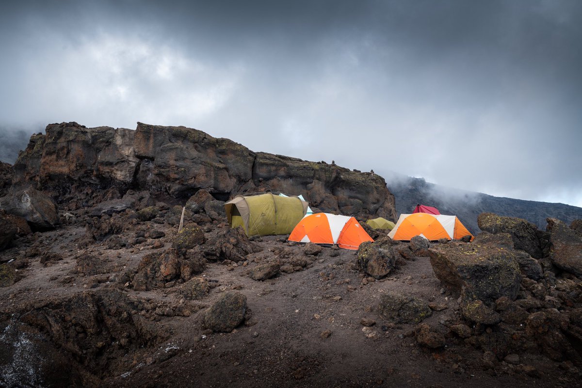 Barafu Camp. Elevation: 15,532 ft (4,673 m). We left Barafu at midnight and made it to the summit around 7:00am, shortly after sunrise. There really aren’t words that can do justice to witnessing the sun rise above the clouds from 19,342 ft.

@TamronUSA <a href="/NikonUSA/">NikonUSA</a>