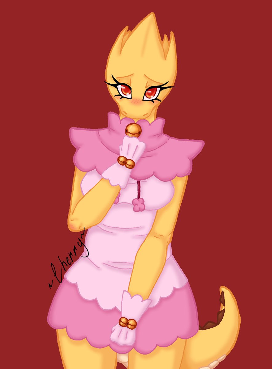 gardenofcherrie's tweet photo. I wanted - I did it
Colorful line! 💛
#undertale #alphys https://t.co/a1q6CiLgQX