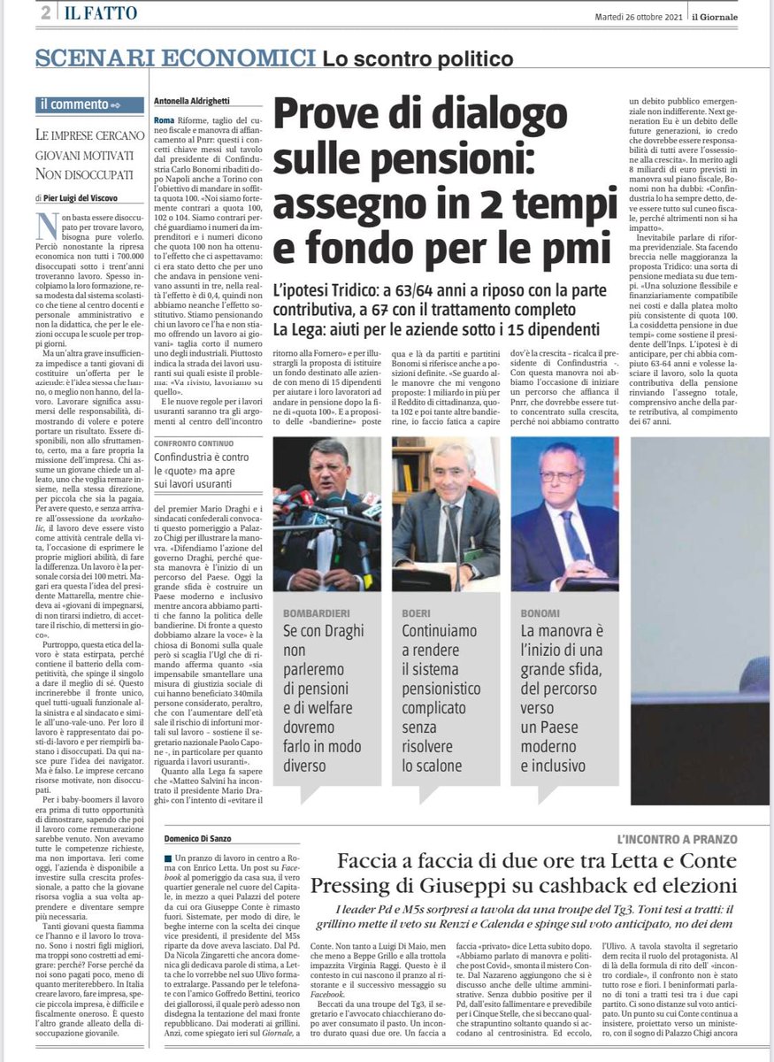 fpcapone's tweet photo. Buongiorno Amici,
continua la battaglia (anche sui media) dell'UGL contro il ritorno alla Legge Fornero. Il Governo dica chiaramente se intende ascoltare le proposte delle parti sociali oppure limitarsi a subire i diktat di Bruxelles. #NoFornero #ilsindacatoinmovimento https://t.co/wK3rm3kJnQ