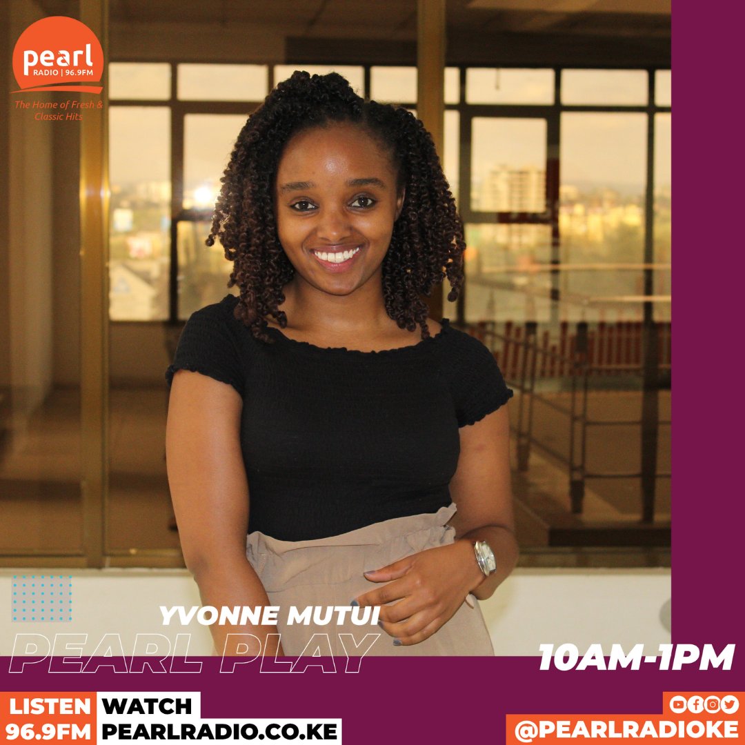 PearlRadioKe's tweet photo. What is the one country you'd love to visit and why?

Your music therapist, Yvonne Mutui is on the verge of sound-tracking your day with back-to-back hits.

#PearlPlayWithYvonne
#PearlRadioKe https://t.co/veRqKvOozA