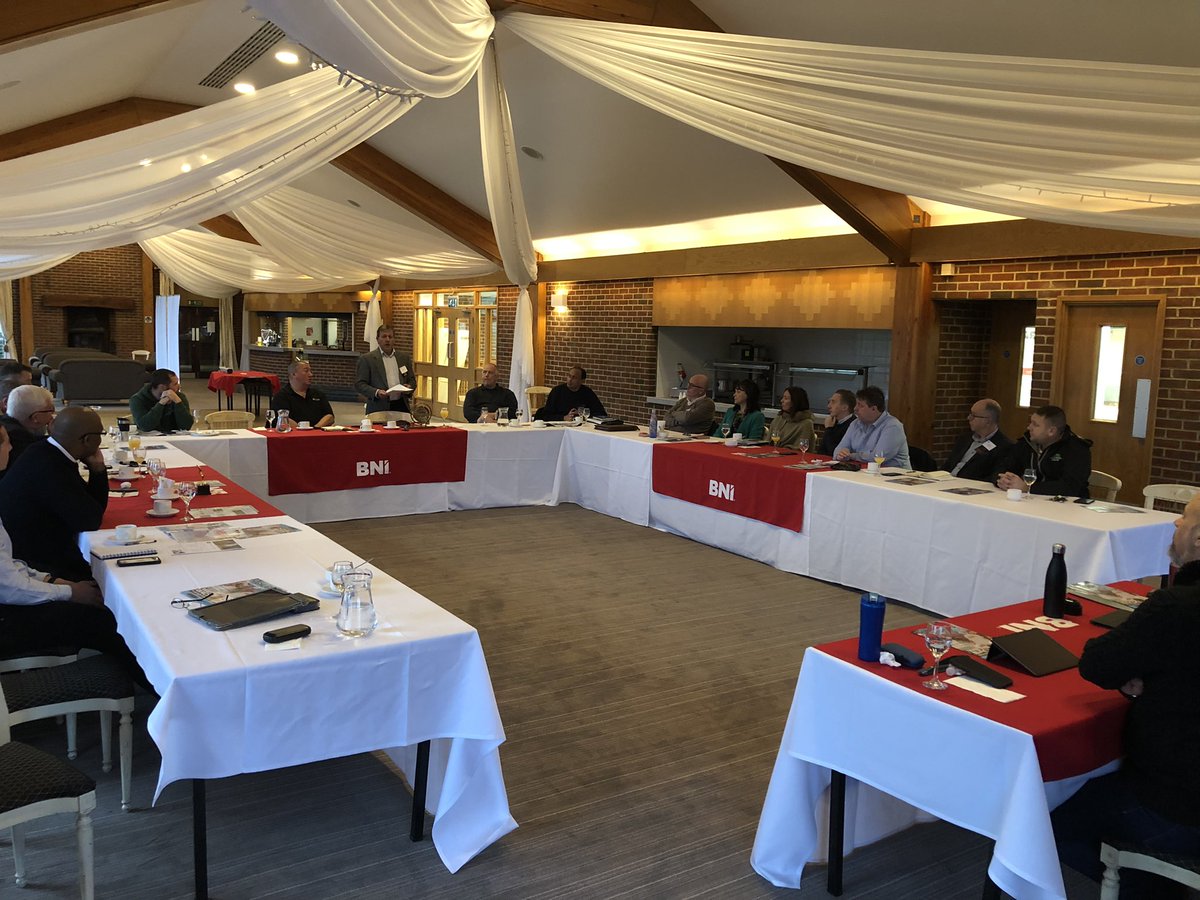 We’re back at our spiritual home, the Surrey National Golf club. Local business owners meeting with the purpose of finding more work for everyone, get in touch if you would like to find out how we’ve done many millions of pounds worth of business in recent years. #bni <a href="/BNISurrey/">BNI Surrey</a>