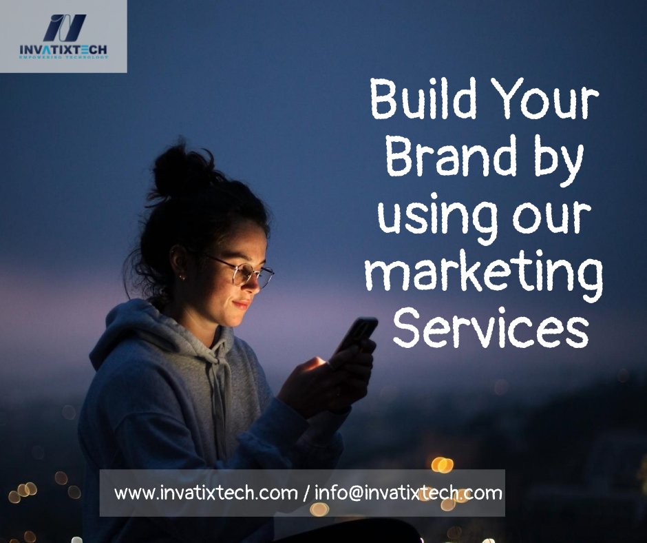 InvatixtechC's tweet photo. Need marketing services for your brand awareness?
Contact us Now +91 86550 24551
Visit our website https://t.co/XZhI5PdIxj
You can even mail us on info@invatixtech.com
#marketing #onlinemarketing #digitalmarketing #invatixtech #emailmarketing #MerchantAcquisition #seo #SMM https://t.co/Lrzo4wJBga