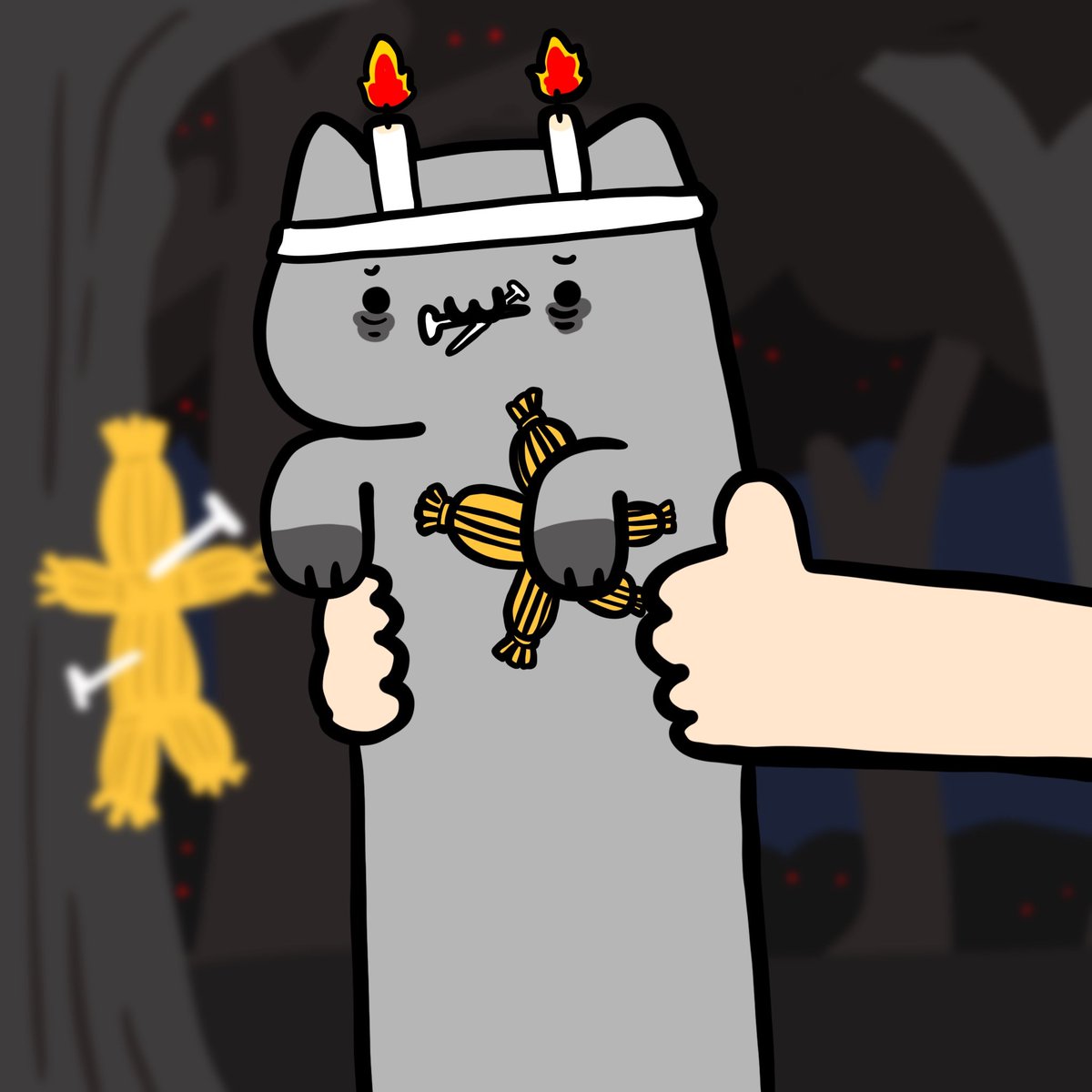 Last long long Spooky cat of gen 2! 
if you dont have long long cat you must hurry the party gonna start soonnnn  n get long long cat and join us! 
MEOW ~ 
opensea.io/assets/0x495f9…

#NFTs