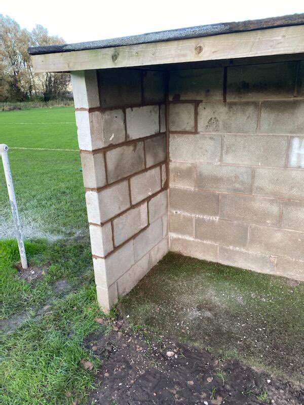 Radcliffe_Town's tweet photo. A special thank you must go to @radcliffeboro and there builder Russ for fixing our dugout after last weeks vandalism, it’s been massively appreciated from everyone involved at the club @BOLTONFMSPORT @BuryTimes @lancsamleague https://t.co/jVznxnbl29