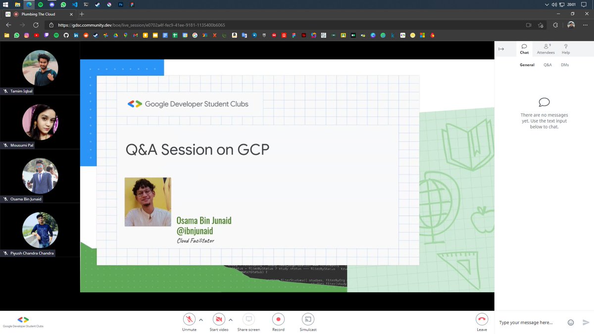 gdscsnu's tweet photo. "We do not remember the days, but rather the moments." 

Here are the glimpses from our yesterday's "Plumbing the Cloud Event". We hope you have enjoyed our event. We want your honest feedback and support so that we can arrange more events like this.

#gdsc #30DaysofGoogleCloud https://t.co/xWLEkiblTn