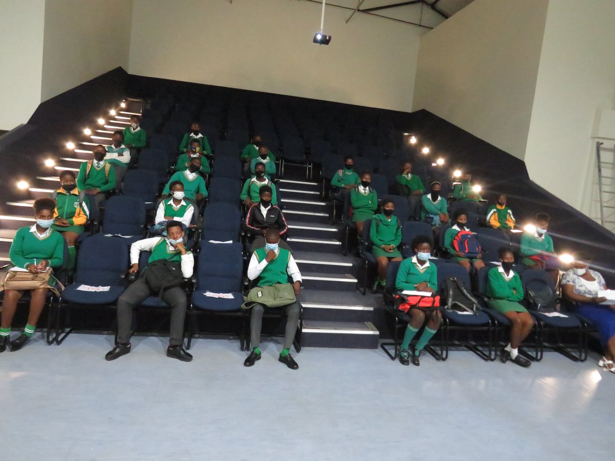 NMBSTC's tweet photo. The NMBSTC was proud to welcome Sisonke Primary School to the Science centre facility as part of the Africa code month initiative of teaching learners the principles of coding. Learners were taken through the Tank programme built to equip learners with coding skills #codemonth https://t.co/eFghJ4vzcC