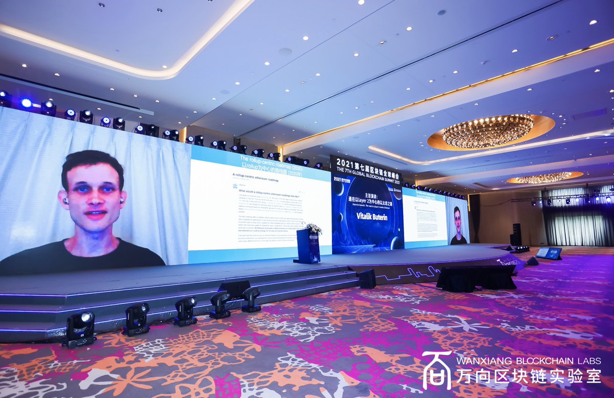 On October 26, 2021, Ethereum founder Vitalik Buterin delivered a keynote speech themed The Road to a Layer 2-Centric Ethereum at the 2021 7th Blockchain Global Summit, pointing out “Layer 2 is the future of Ethereum Scaling”.