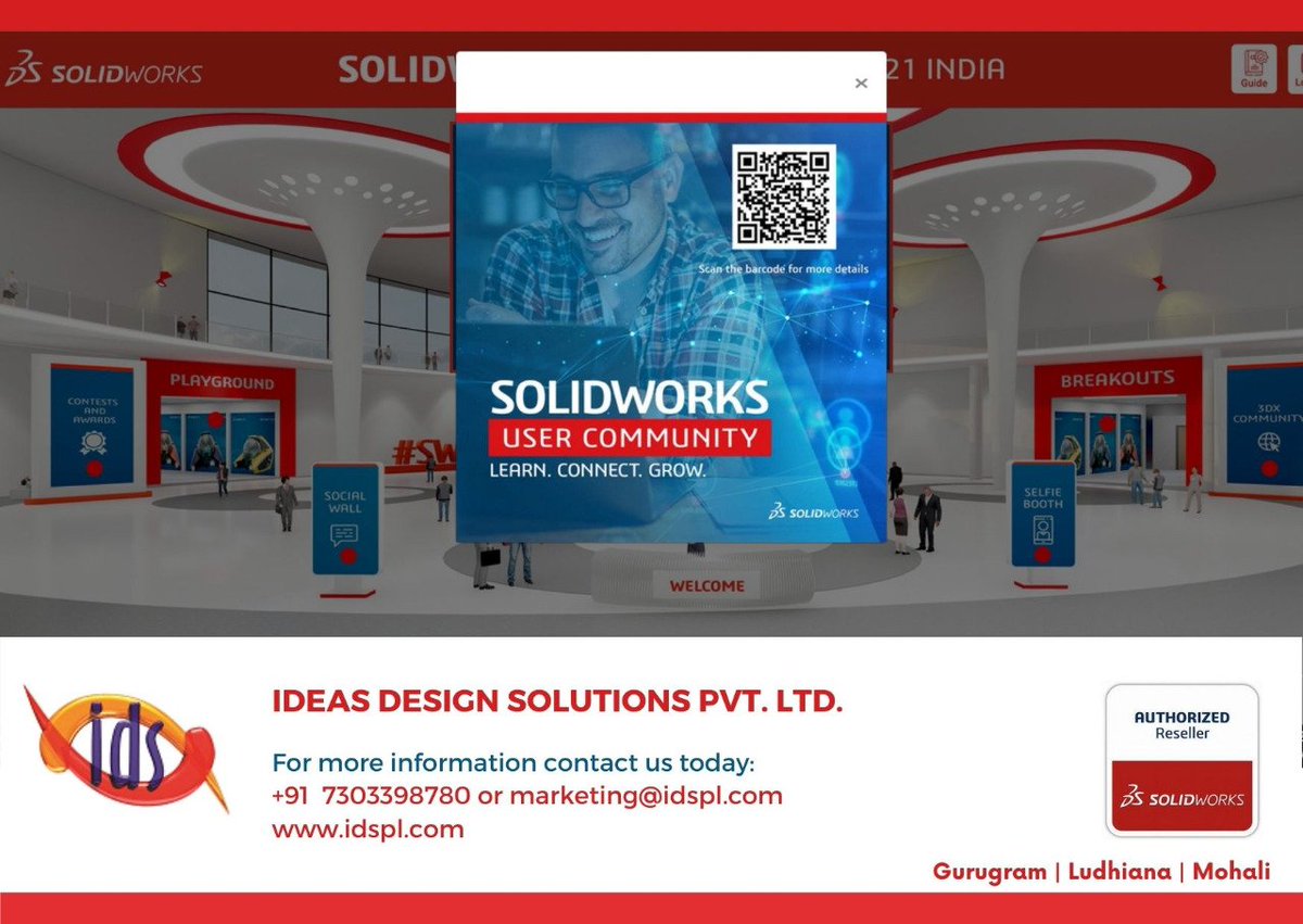 vivekdgreat1's tweet photo. SOLIDWORKS User Community!
Learn Connect Grow. @SOLIDWORKSIndia

#Idspl #SWX2022 #SOLIDWORKS #VirtualEvent #SOLIDWORKS2022 #3DEXPERIENCEWorks #CloudCompanion #3DSIndia #InnovationDay https://t.co/PjAGAxtAlf