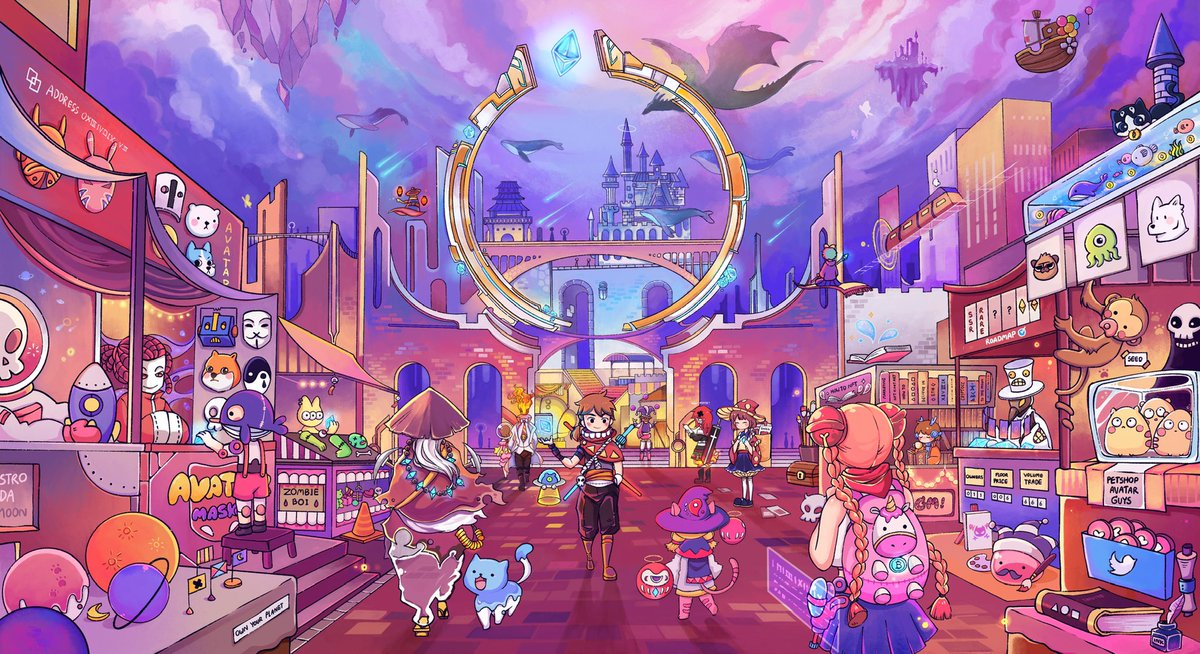 "Etherland" is already available Foundation. 💜👾💫 

The NFT marketplace, which is that uses the currency as ETH.
There are virtual items in the metaverse ✨

Every owner will be able to choose one to know the background of character.
foundation.app/@Zhutopia/~/10…

#NFTs #NFTCommunity