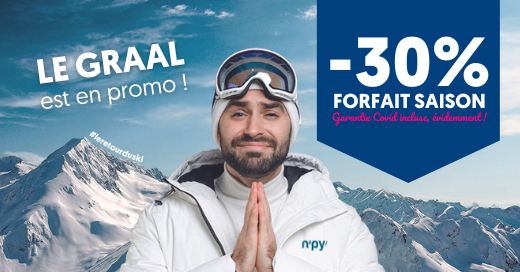 ⏱️ Les forfaits saison <a href="/npyski/">N'PY ⛷</a> sont en promo jusqu'au 08/11/2021 ! Vous avez donc : 14 jours, soit 336 heures ou encore 1 209 600 secondes ! Le temps que vous lisiez ce tweet il ne vous restera plus que 1 209 593 secondes, dépêchez-vous : n-py.com/fr/tourisme-py… ⛷️