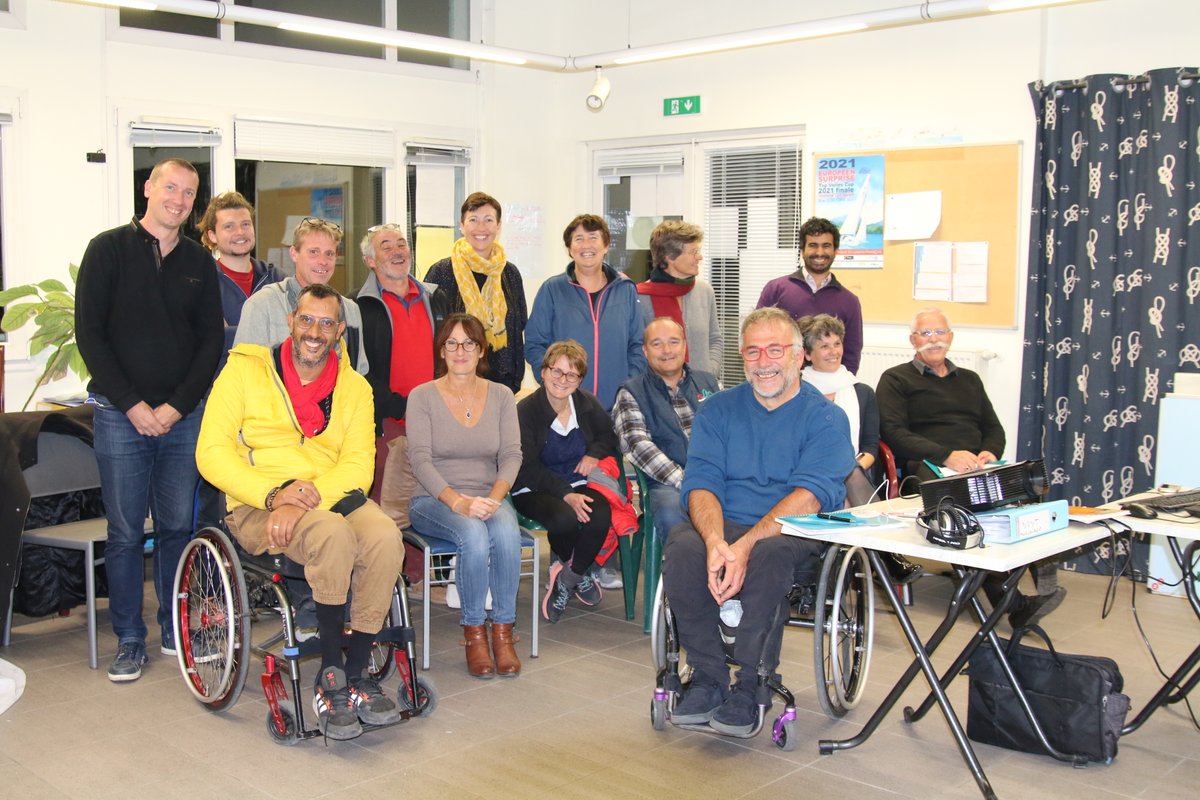 handiventure's tweet photo. AG @handiventure. Moment précieux de la vie associative, l'occasion de faire le bilan annuel des activités (natation, voile, vélo, ski de fond) , de remercier nos fidèles partenaires institutionnels et privés, d'évoquer les projets et de discuter avec les élus #Handisport #Thonon https://t.co/FOXyPS5ffD