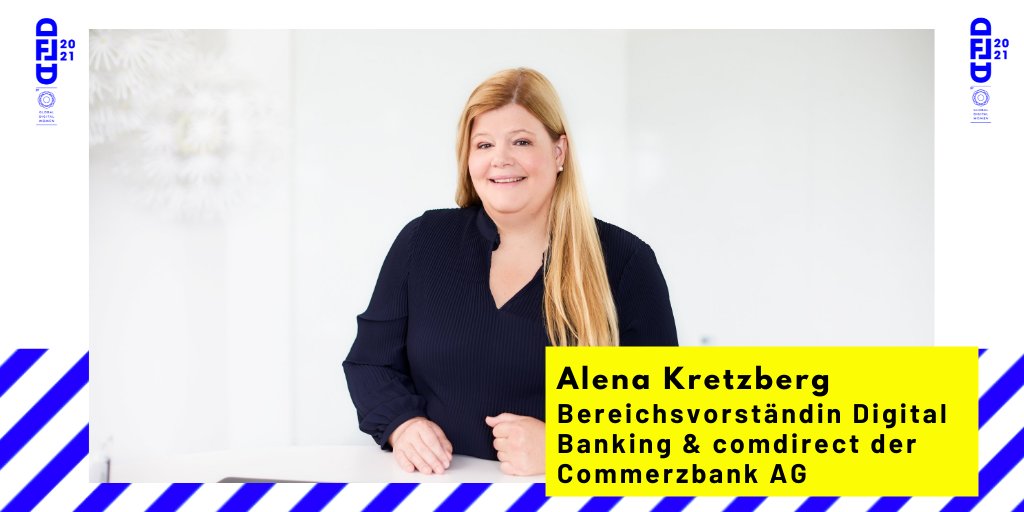 Digital Female Leader Award (@dfla_official) on Twitter photo #Frauen in der #Finanzbranche – Fehlanzeige? Nicht ganz, aber es sind noch nicht genug. Aus diesem Grund setzt sich <a href="/alenakretzberg/">Alena Kretzberg</a>, Bereichsvorständin Digital Banking & <a href="/comdirect/">comdirect</a> der <a href="/CommerzbankAG/">Commerzbank AG</a> , dafür ein, Frauen für Berufe im #Finanzwesen zu begeistern.
#DFLA21 #rolemodel #Frauen in der #Finanzbranche – Fehlanzeige? Nicht ganz, aber es sind noch nicht genug. Aus diesem Grund setzt sich <a href="/alenakretzberg/">Alena Kretzberg</a>, Bereichsvorständin Digital Banking & <a href="/comdirect/">comdirect</a> der <a href="/CommerzbankAG/">Commerzbank AG</a> , dafür ein, Frauen für Berufe im #Finanzwesen zu begeistern.
#DFLA21 #rolemodel