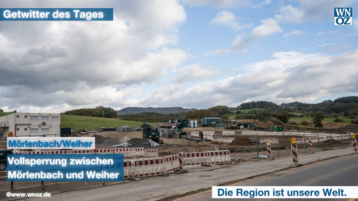 Die Vollsperrung zwischen #Mörlenbach und Weiher ab kommender #Woche führt auch zu Änderungen im #Personennahverkehr. Alle Details finden sie unter folgendem Link: bit.ly/3CgcLgV
#wnoz