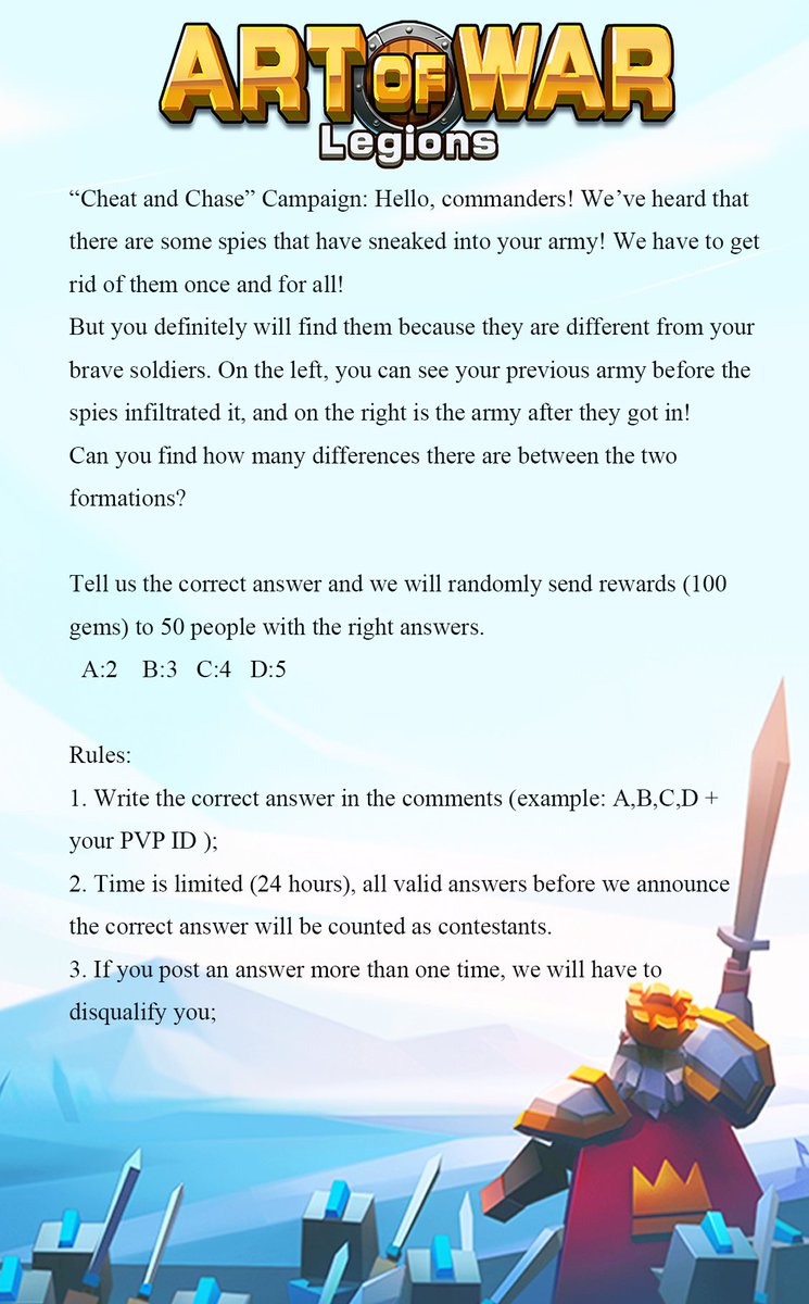 Art of War Official tweet media