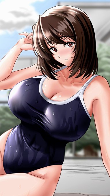 巨乳スク水は最高だと思うんだけどなぁ!! 