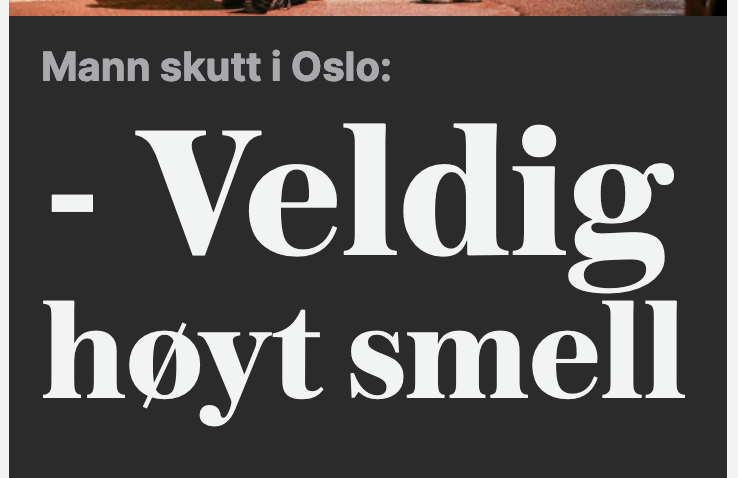 Kan ikke folk i det minste bruke lyddemper?