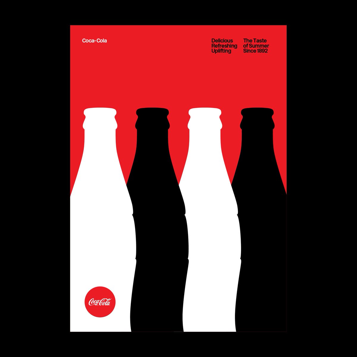 Unused poster design from Coke 30 days of Summer, 2016. A series of posters designed for <a href="/CocaCola/">Coca-Cola</a> that celebrate summer. Commisoned by <a href="/jamesommerville/">James Sommerville OBE</a> 
⁠⁠⁠
#MashPosterArchive #MashCreativeArchive

instagram.com/p/CVe8MLBNKTd/