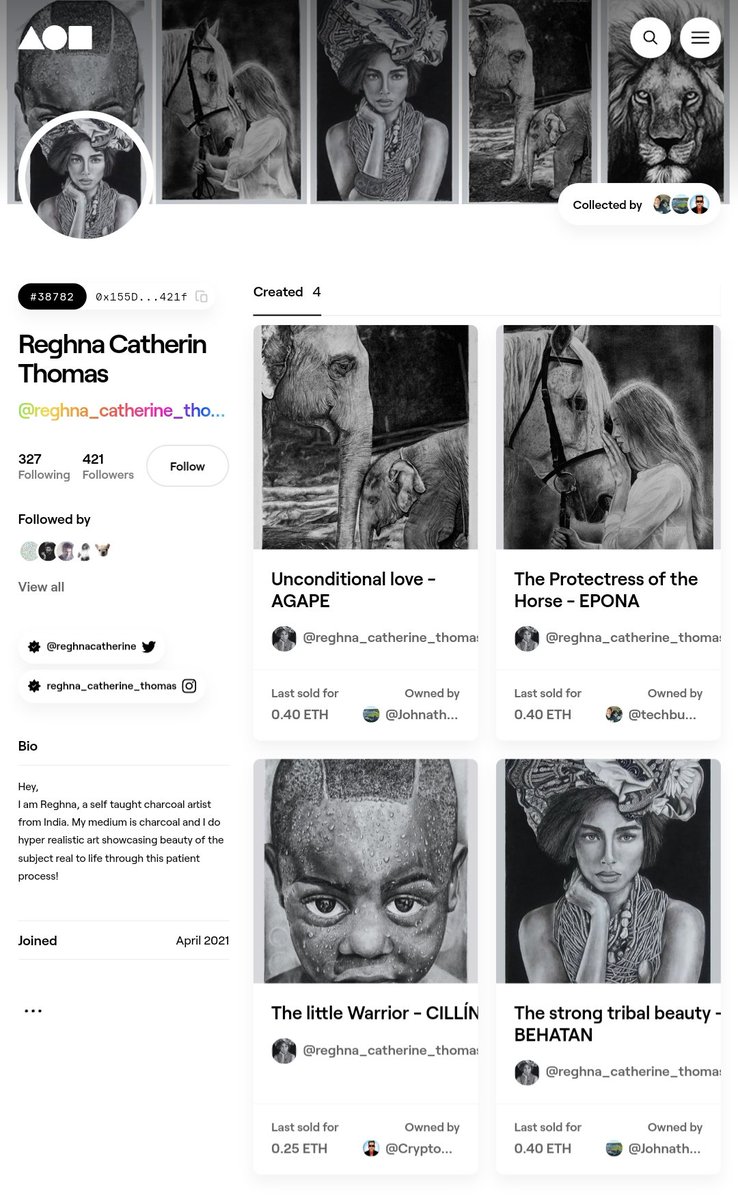 And it's sold out!!!
Grateful 😇
Thanks to <a href="/kunalkamble/">CryptoSauga.Ξth</a> <a href="/JFireeater/">Johnathan FireEater*</a> <a href="/techbubble/">Nik Kalyani - Freedom for Iran</a> for supporting me and for valuing my art!
And can't thank you enough dear NFT family for being with me in this journey!
Thank you!❤️
And I assure you all that I'll create, improve n improvise.
#WAGMI