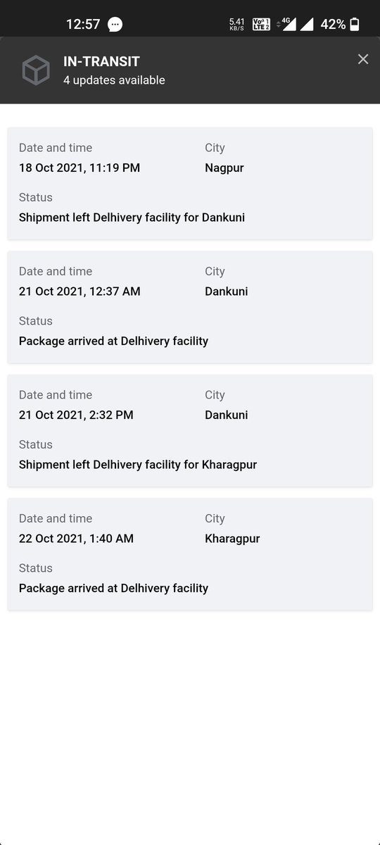 srj3's tweet photo. @delhivery @help_delhivery what pathetic service are you giving in kharagpur. My parcels stuck in the destination city for more than 10 days still not delivered.Also no customer care no. available to lodge complain.
AWB-1504825338945 and 19041215786232 https://t.co/oKJ37LgAYG