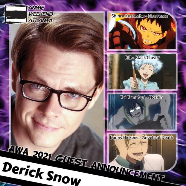 Derick Snow Anime Weekend Atlanta Snoweyes Twitter