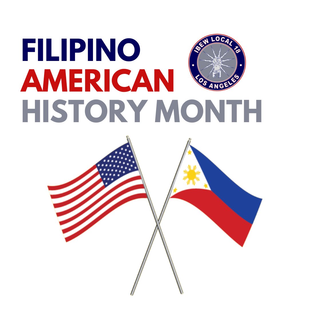 IBEWLocal18's tweet image. October is Filipino American History Month. A shout out to all of our Filipino Brothers&apos; and Sisters&apos; contributions to the advancement of our union and our country! 🇵🇭 ⚡ 🇺🇸  #IBEWLocal18 #WePowerLA