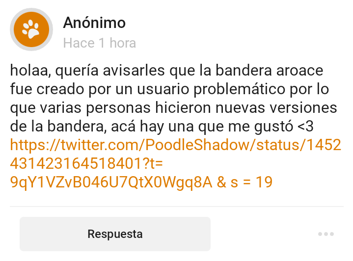 aroaceplace's tweet photo. Estamos pensando en cambiarla pero depende de que quiera la gente que nos sigue, para mi (💤) representó mi aceptación como aroace y me ayudó a dejar mi enamoramiento autoimpuesto, la bandera tiene un significado especial para mi más allá de quien la haya creado<3 https://t.co/3Xr25xR6yK