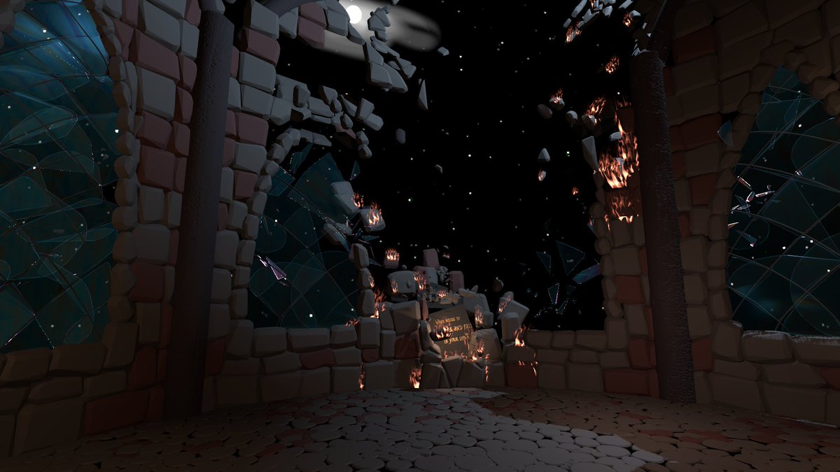 x_rVb_x's tweet photo. #ArtCryptVR is so hot the roof is on fire... literally! Come check out @grrlrighter choose-your-own adventure through the tarot in VRChat along with art/worlds by @ZandyXR @WillowmoonArt & @x_rVb_x
DM if you want a tour!
#madeinVRChat #VRchat #vrchatcommunity #VR #VRArt https://t.co/KJ7qlhSBbB