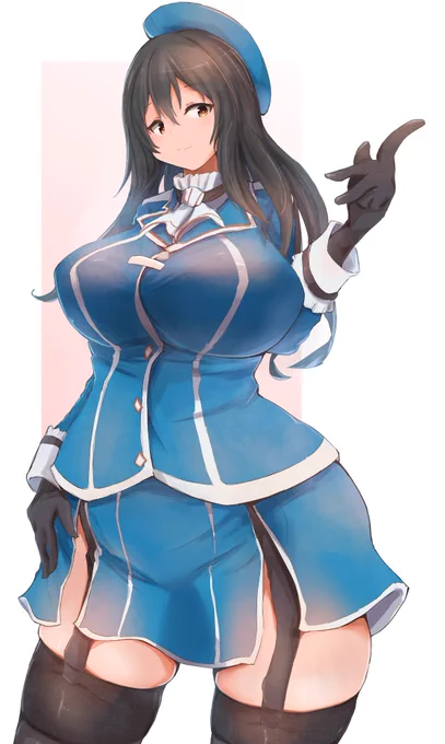 筑摩に高雄服(これにて先日のお題完遂です) 