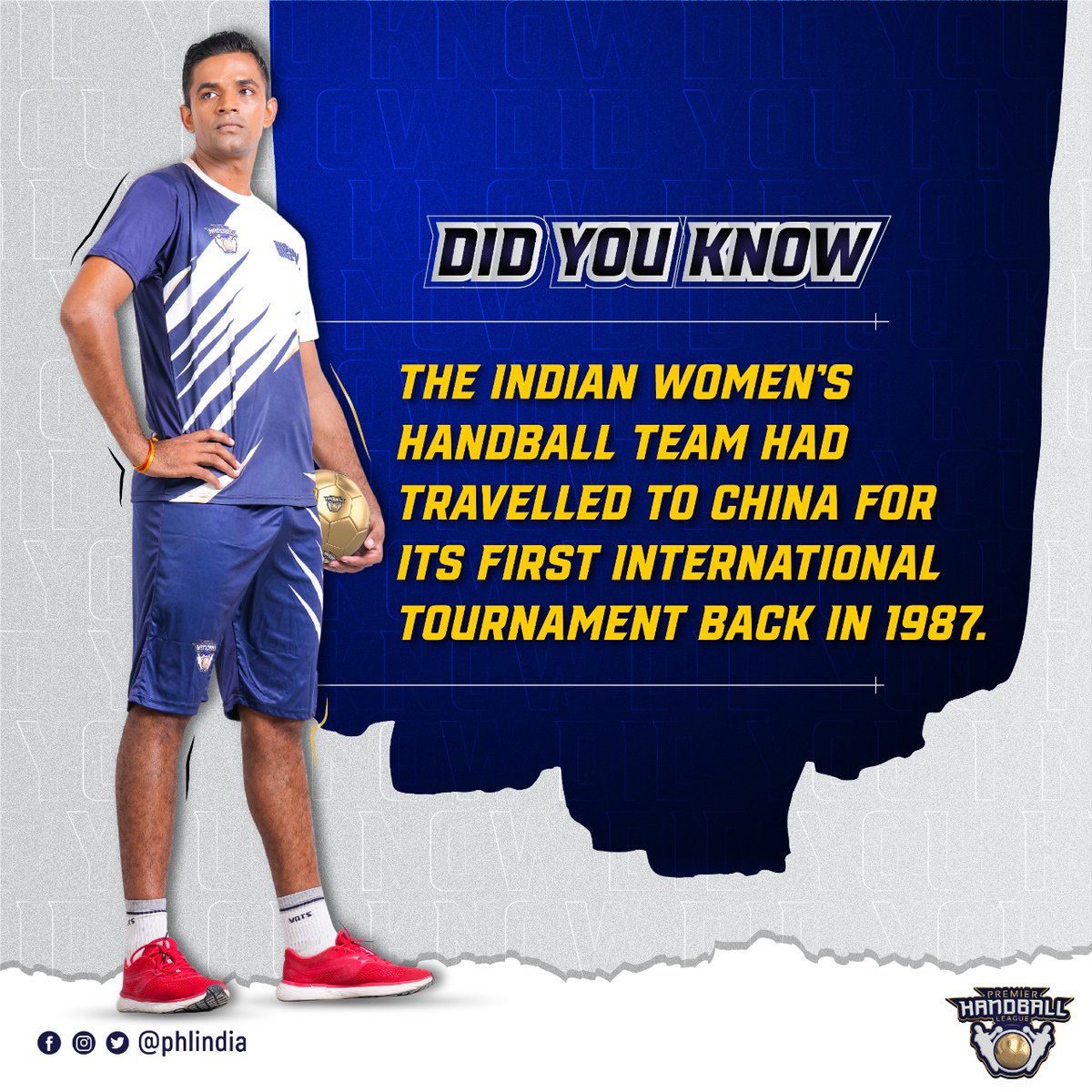 PHLIndia's tweet photo. #HandballTrivia The Indian Handball women’s team had travelled to China for its first international tournament back in 1987.
.
.
.
#Didyouknow #Sports #League #PHL #PHLIndia #premierehandballleague #handballindia #indiasports #facts #handballfacts #staytuned #Handball https://t.co/HxbacSVLmi