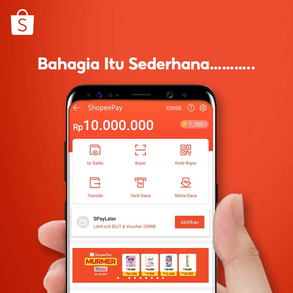 Kebahagiaan itu simpel, kalo liat ShopeePay kayak gini :") Siapa di sini yang pengen Mimin GIVEAWAY SHOPEEPAY 10 JUTA? Langsung REPLY pake wishlist kalian, siapa tau kamu Mimin kirimin ShopeePay~ 😝✌ #ShopeeID