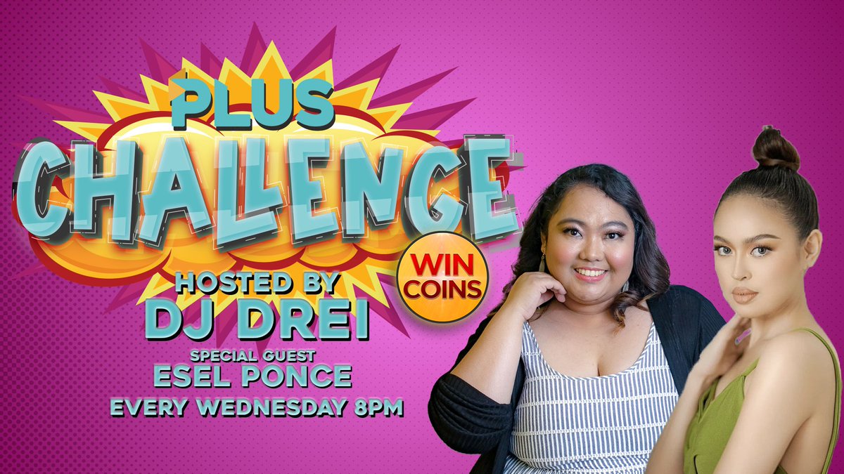 MyPlusNetwork's tweet image. Usapang kagandahan tayo tonight on Plus Challenge with DJ Drei. Sama na on Kumu at 8pm and get a chance to win prizes. See you then!  #PlusChallenge #BeMoreBePlus