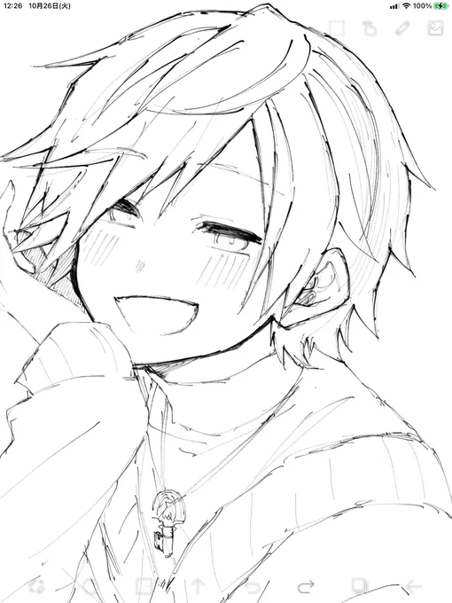 最近こう言うふにゃっとした顔させがち 