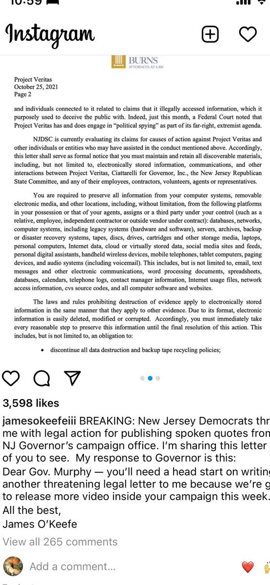 hummingbirdJKL's tweet photo. Murphy is threatening O’Keefe lol and he’s not backing down 🇺🇸😊 #votemurphyout vote for @Jack4NJ https://t.co/AgPc2R4Q9p
