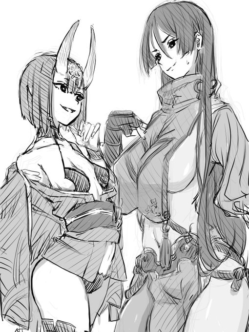 頼光さんと酒呑ちゃん 