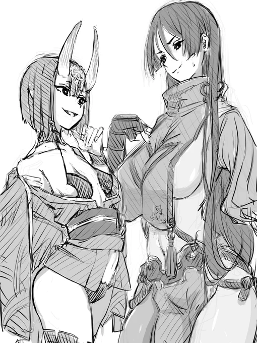 頼光さんと酒呑ちゃん 