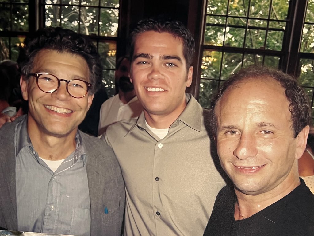 alfranken's tweet photo. This is a photo I cherish of me, Paul, and Will McLaughlin, Paul’s driver who was on the plane that day. https://t.co/dXalE8hCur