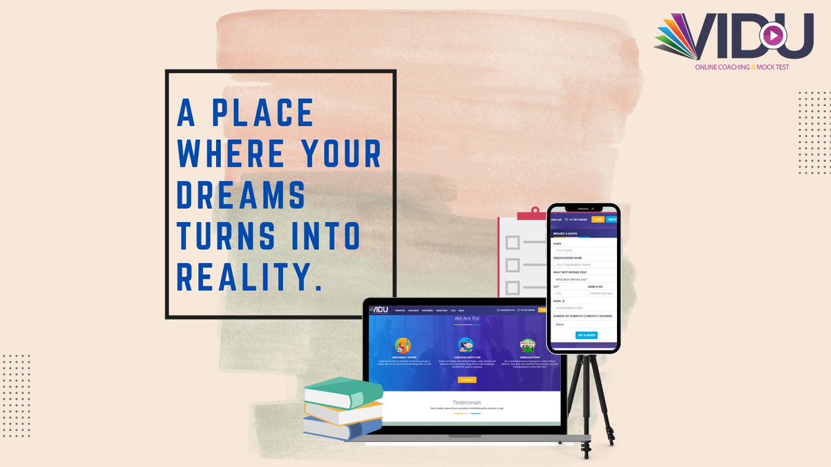 Vidudottech's tweet image. Looking for the best #LMS provider for your organization? Here you are. #ViDU is one of the best #LMSprovider in the country. Extremely trustworthy, provides user-friendly services to the #customers. 
Contact 🌐👉 - buff.ly/2YxMoEm

#education #learning #study #website