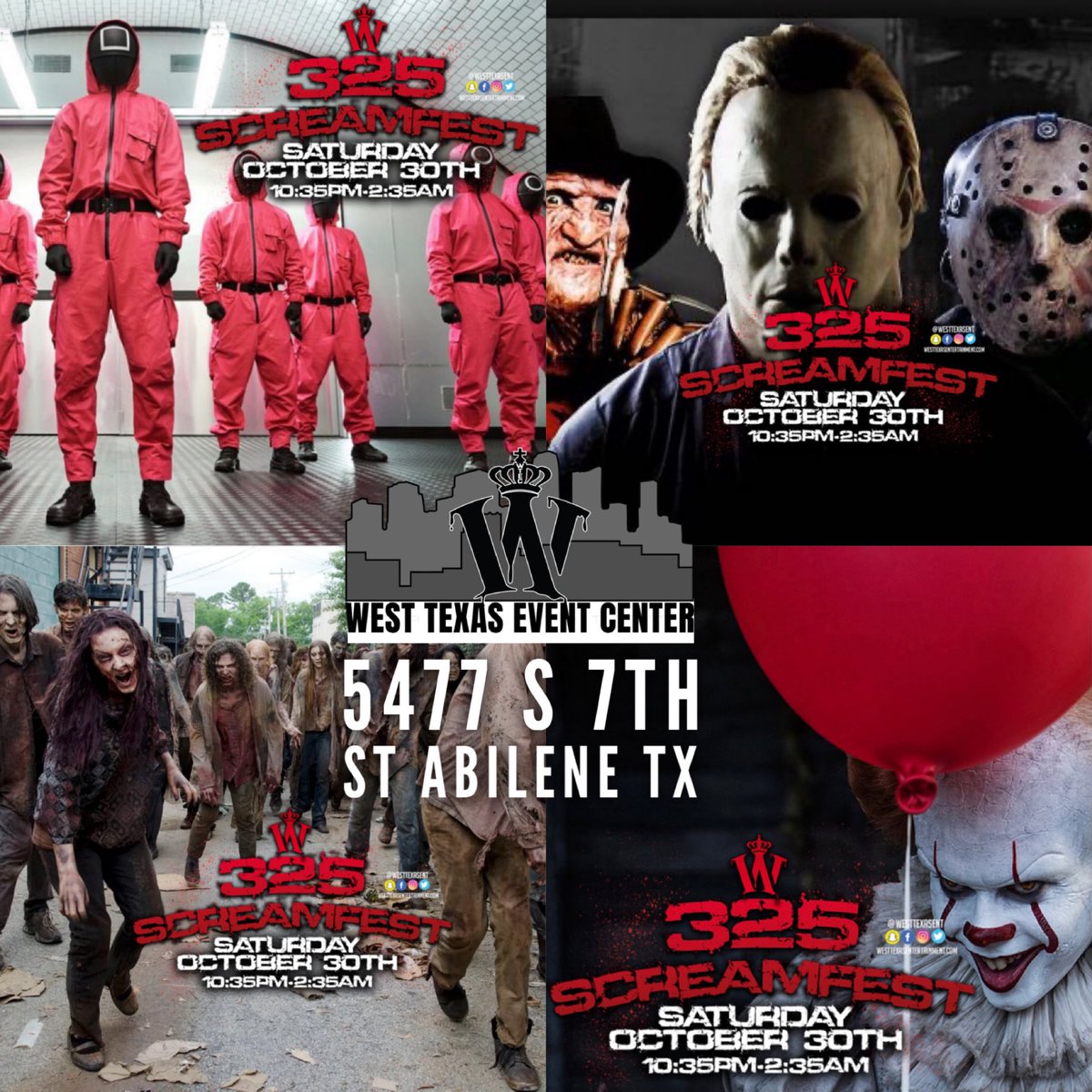 ImSoVannah's tweet photo. GET TO STRETCHING, get your costume ready, get your squad on stand by ! #325ScreamFest the only place to be Saturday! 😤🚩🚀 https://t.co/cXP5M1gCZQ