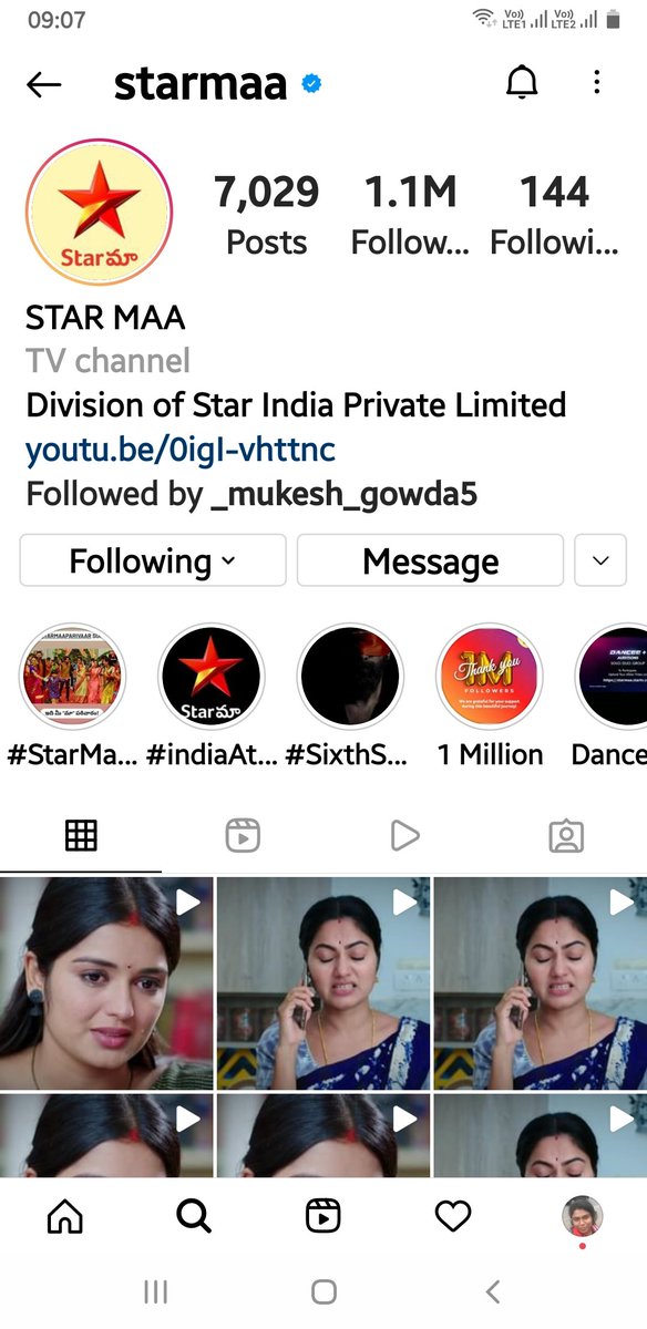 DittyRose's tweet photo. @StarMaa Check your @instagram profiles. Your serial promos are duplicated more than 7 times. #StarMaa #BiggBossTelugu5 https://t.co/KzOmCl5Gbl