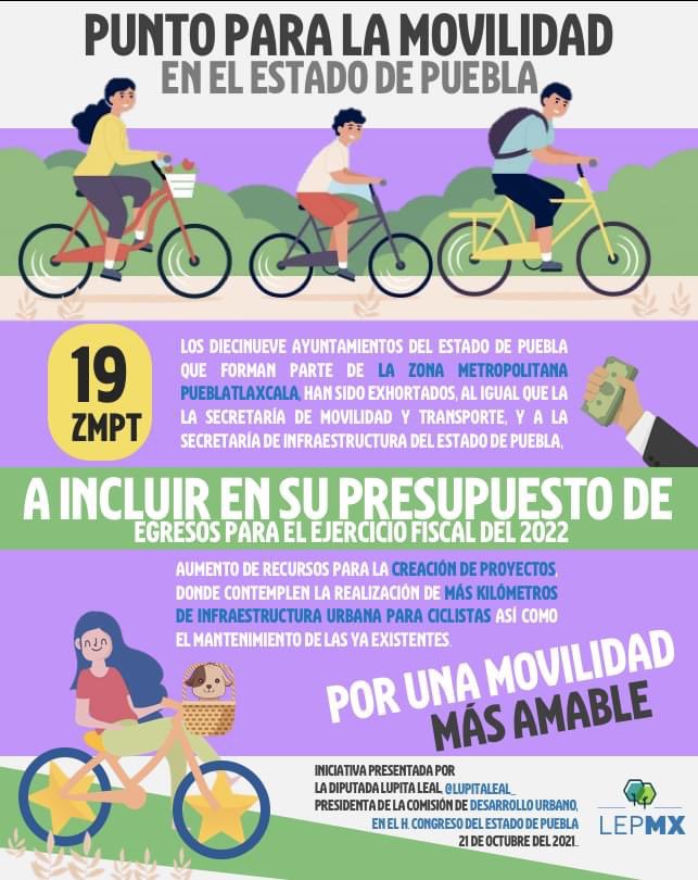 _lepmx's tweet photo. ¡Genial! Ahora los 19 municipios del #EstadoDePuebla que pertenecen a la #ZonaMetropolitana de Puebla - Tlaxcala (#ZMPT) han sido exhortados desde el Congreso Local a incluir en sus presupuestos dinero para hacer proyectos que ayuden a la salud pública (🧵 1/2) https://t.co/h0eURR7aig
