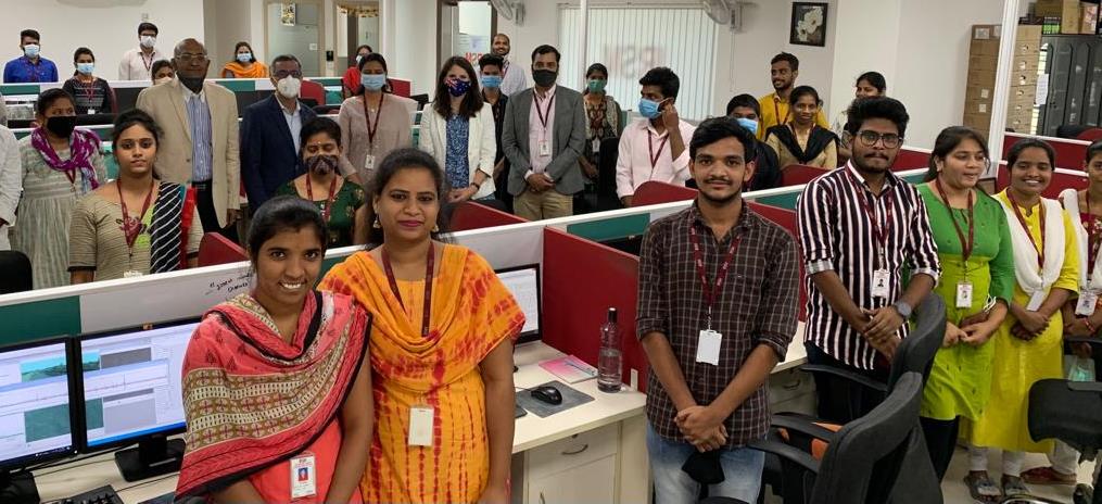 AusCGChennai's tweet photo. Australian JV partner Indian Road Safety and Management in #Hyderabad uses leading #Australian tech to monitor road quality and safety. A pleasure to visit their office and learn about their new contract for #TamilNadu roads. https://t.co/Qdlf85A75e