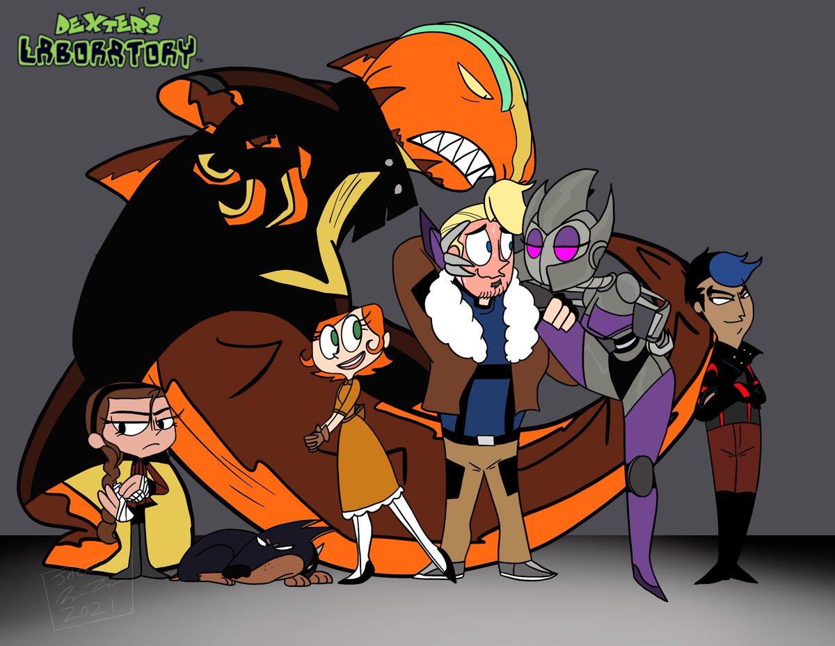 jackillynn's tweet photo. Prompt 9: 80/90’s Cartoon 

I am doing @toontober ‘s prompts this year with The Heroes of Tomorrow. #toontober #theheroesoftomorrow #notdeadyetproductions #toontober2021 #90scartoons #dexterslab https://t.co/8Hq89e6h0a