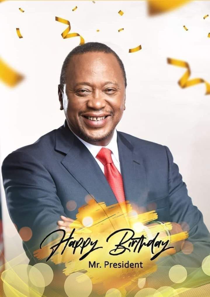 Happy birthday Kenya one His Excellency the president Uhuru kenyatta.      