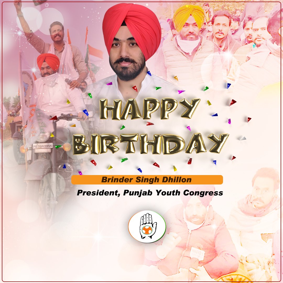chuspinderbir's tweet photo. Happy Birthday to My Big Brother Mr. @brinderdhillon , Constituency In-Charge of Ropar and President of Punjab Youth Congress. https://t.co/1EgaZh8cvK