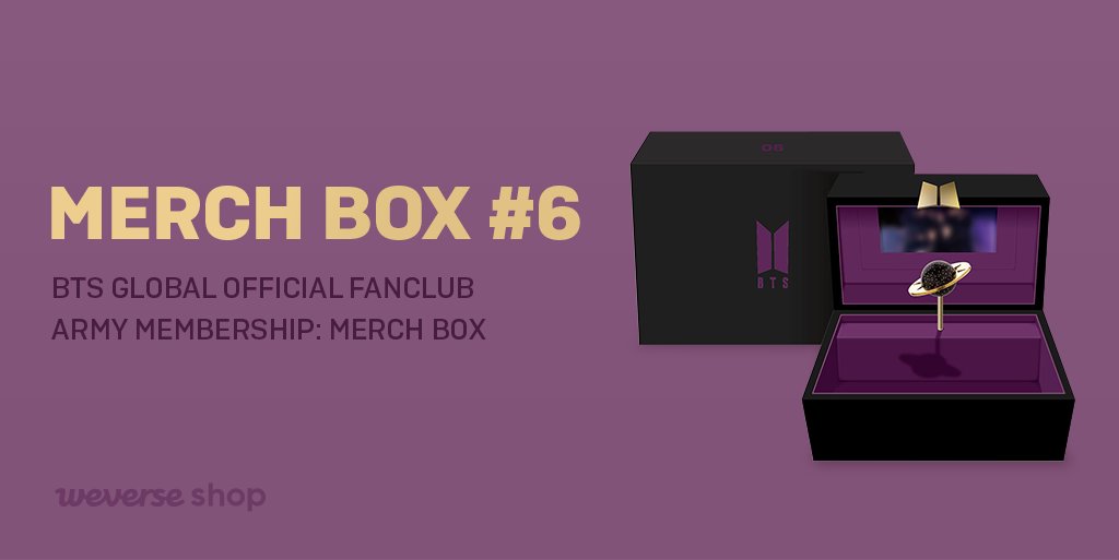 BTS MERCH BOX #6