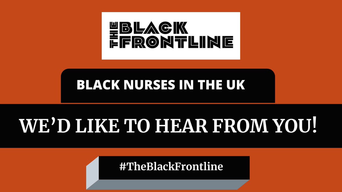 It's UK Black History month. It features Black nurses being celebrated. What about their lived experiences, their frontline COVID stories being heard? They're being silenced - but not w/ #TheBlackFrontline - we're listening, UK Black nurses, your voice matters, call 07542 441851.