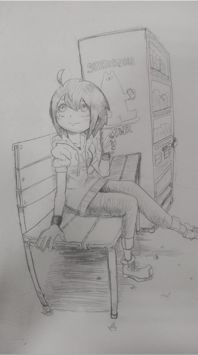 新しい描き方を模索している
#創作 